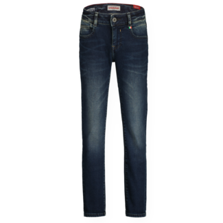 Vingino winter jeansbroek jongens - donker blauw - Amos - skinny fit