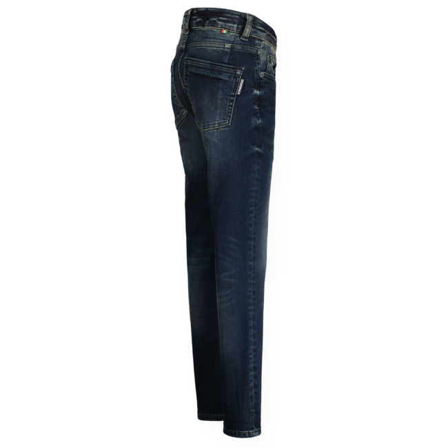 Vingino winter jeansbroek jongens - donker blauw - Amos - skinny fit