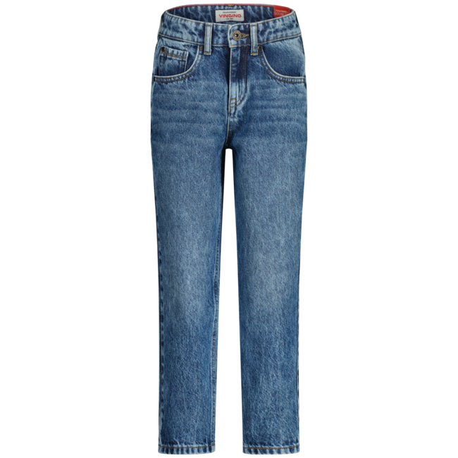 Vingino winter jeansbroek jongens - blauw - Castiano - loose fit