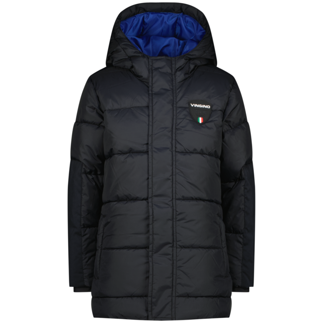 Vingino winter winterjas jongens - zwart - Telo - lang