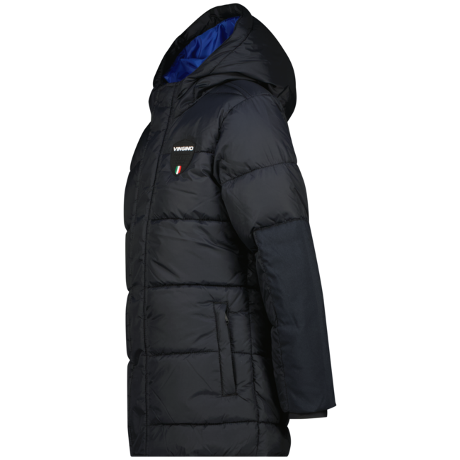 Vingino winter winterjas jongens - zwart - Telo - lang