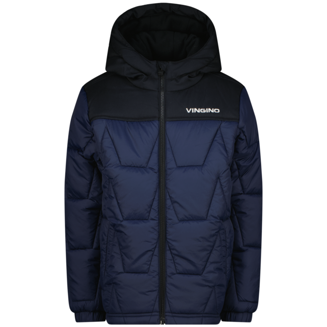Vingino winter winterjas jongens - donker blauw - Tjay - comfort
