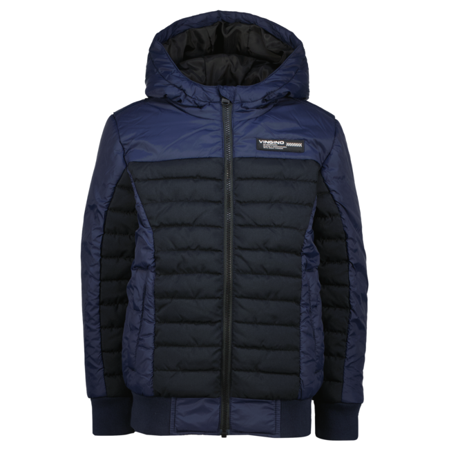 Vingino winter winterjas jongens - donker blauw - Taceon - capuchon