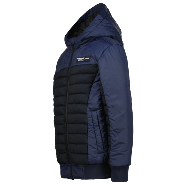 Vingino winter winterjas jongens - donker blauw - Taceon - capuchon