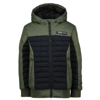 Vingino winter winterjas jongens - groen - Taceon - capuchon