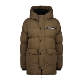 Vingino winter winterjas jongens - donker bruin - Tanso - lang