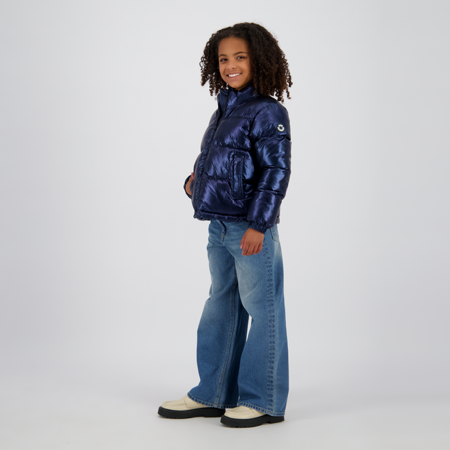 Vingino winter winterjas meisjes - donker blauw - Tarin - capuchon