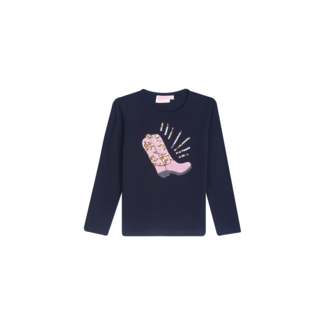 Someone winter t-shirt meisjes - navy blauw - longsleeve - Daphne