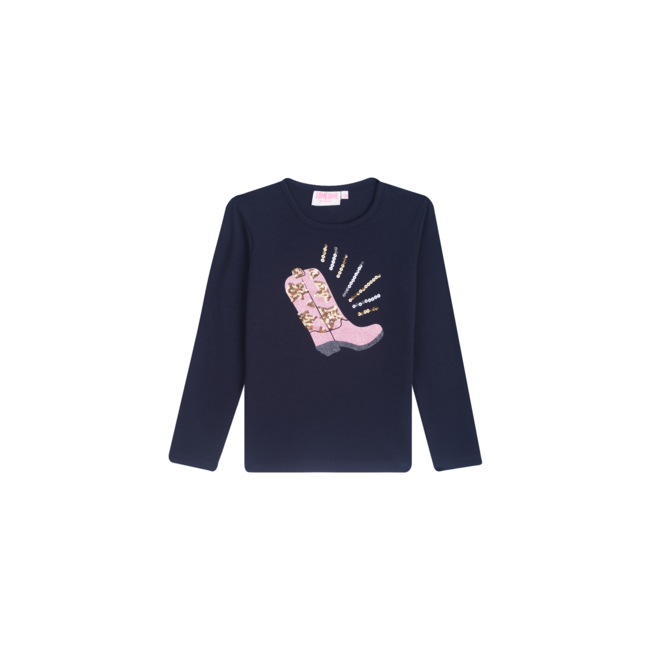 Someone winter t-shirt meisjes - navy blauw - longsleeve - Daphne