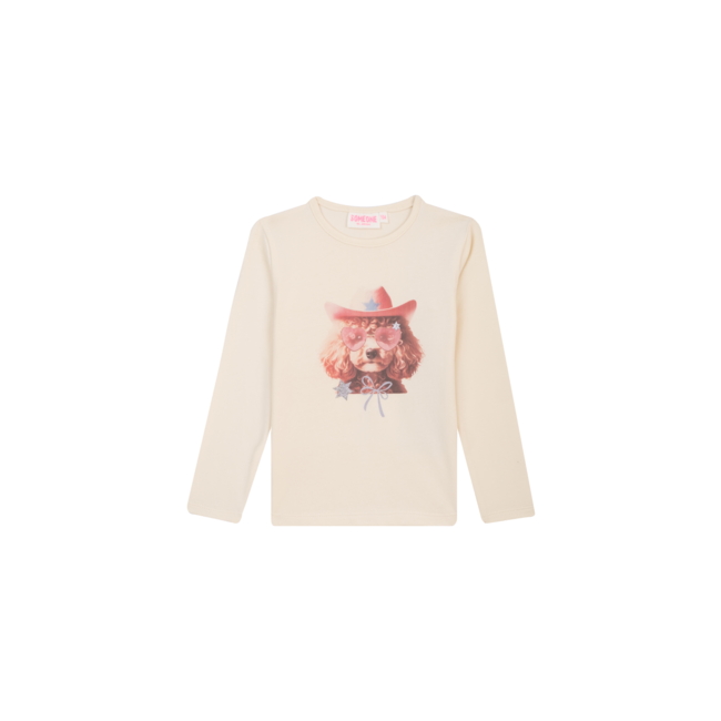 Someone winter t-shirt meisjes - donker beige - longsleeve - Daphne