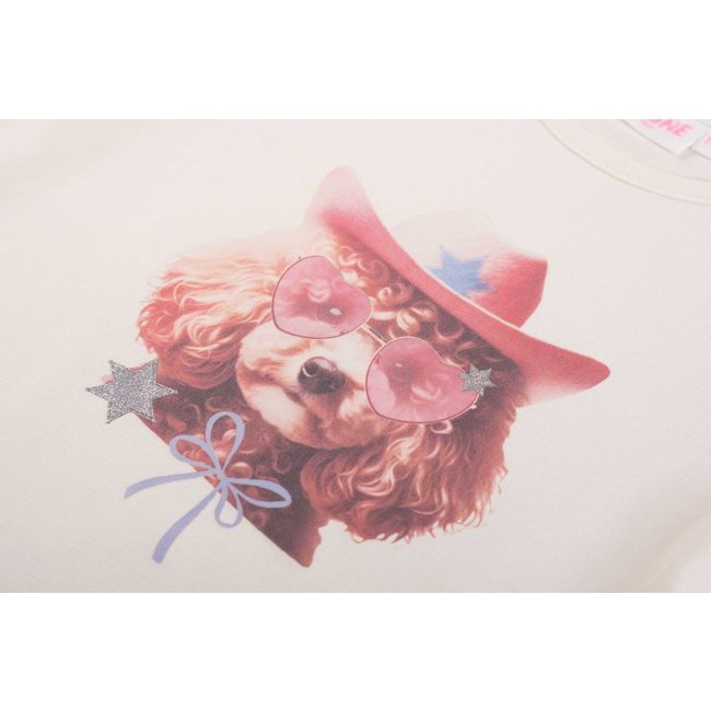 Someone winter t-shirt meisjes - donker beige - longsleeve - Daphne