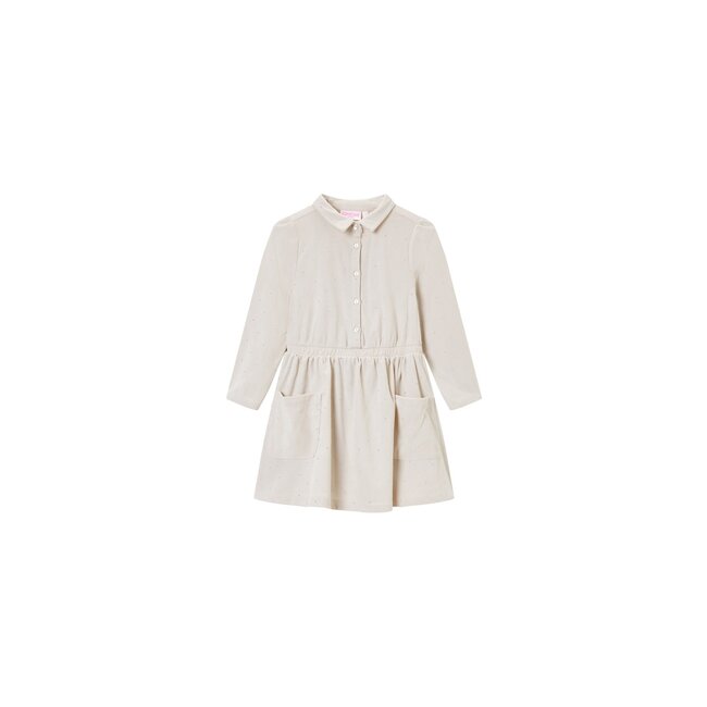 Someone winter jurk meisjes - donker beige - Daphne