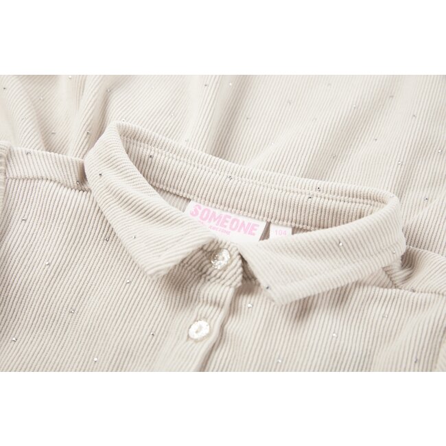 Someone winter jurk meisjes - donker beige - Daphne