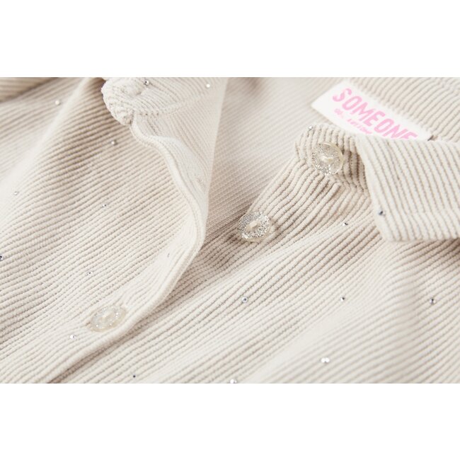 Someone winter jurk meisjes - donker beige - Daphne