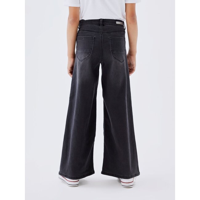 Name it winter jeans broek meisjes - zwart - baggy fit - NkfBella