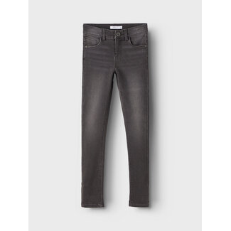 Name it winter jeans broek meisjes - donker grijs - skinny fit - NkfPolly