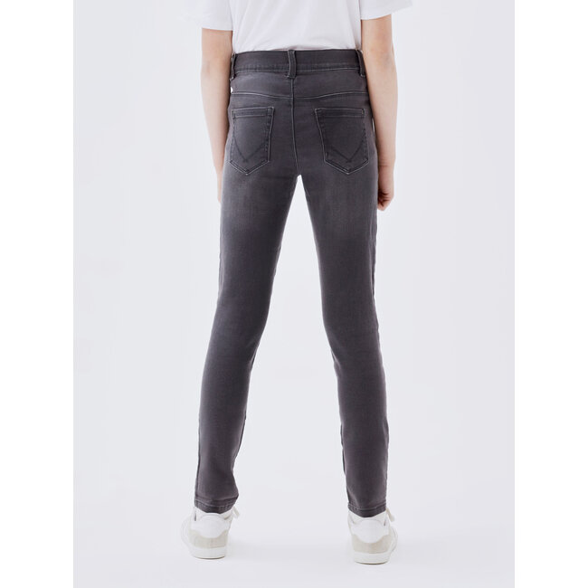 Name it winter jeans broek meisjes - donker grijs - skinny fit - NkfPolly