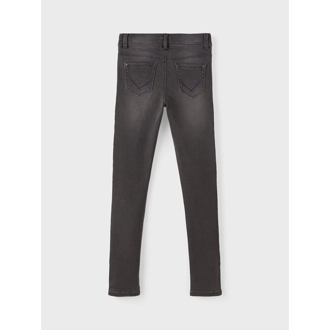 Name it winter jeans broek meisjes - donker grijs - skinny fit - NkfPolly