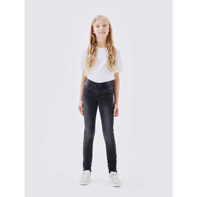 Name it winter jeans broek meisjes - zwart - skinny fit - NkfPolly
