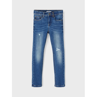 Name it winter jeans broek meisjes - blauw - xslim fit - NkfConex