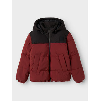 Name it winter winterjas jongens - rood - puffer - NkmMorning