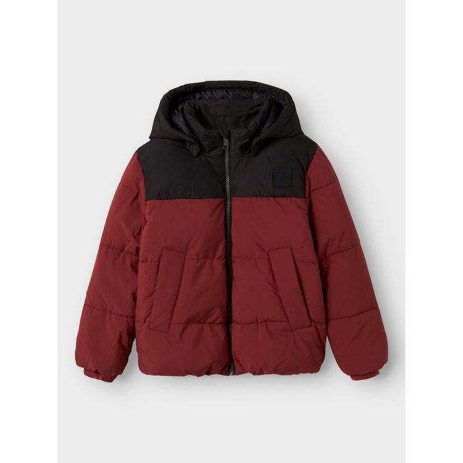 Name it winter winterjas jongens - rood - puffer - NkmMorning