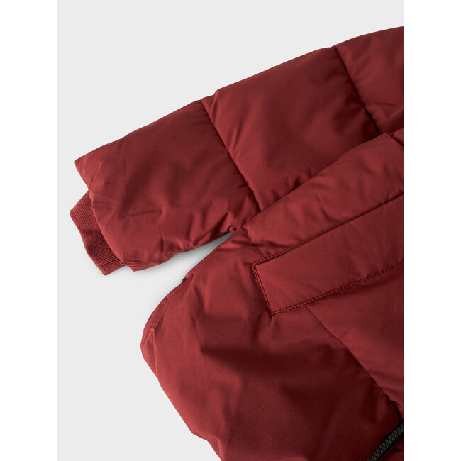 Name it winter winterjas jongens - rood - puffer - NkmMorning