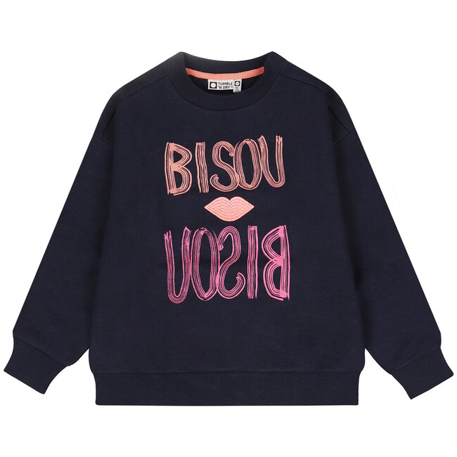 Tumble & Dry winter sweater meisjes - navy blauw - Gioia