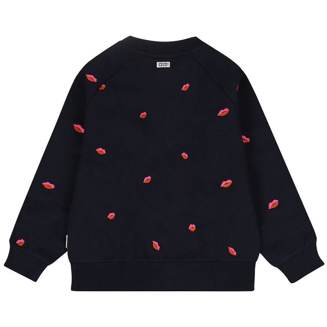 Tumble & Dry winter sweater meisjes - navy blauw - Bisous