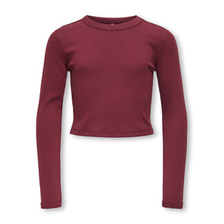 Kids ONLY winter top meisjes - paars - KogBina - slim fit, longsleeve