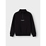 Name it winter sweater jongens - zwart - regular fit, zip - NkmBrody