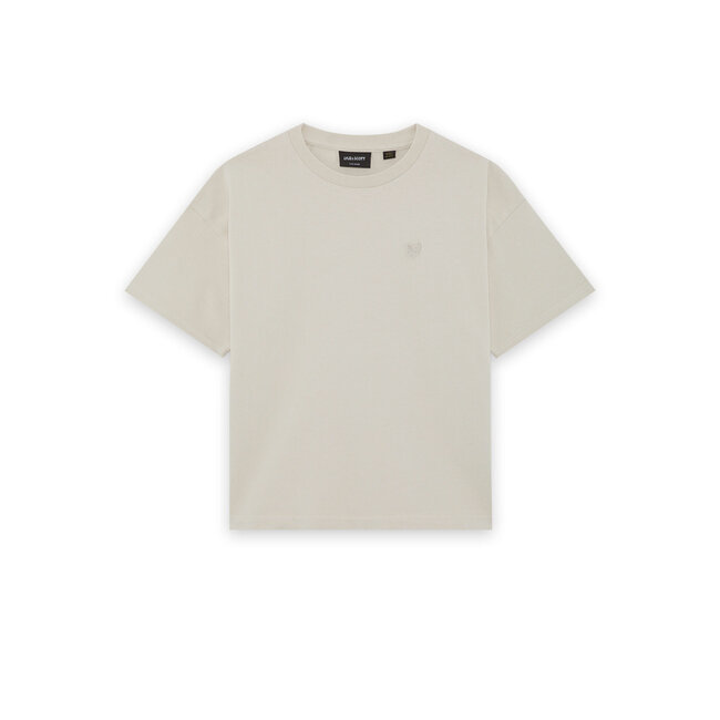 Lyle & Scott winter relaxed t-shirt jongens - beige