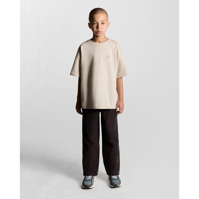 Lyle & Scott winter relaxed t-shirt jongens - beige