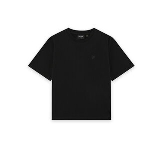 Lyle & Scott winter relaxed t-shirt jongens - zwart