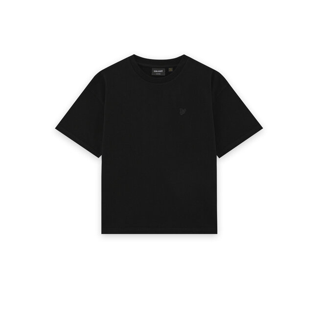 Lyle & Scott winter relaxed t-shirt jongens - zwart