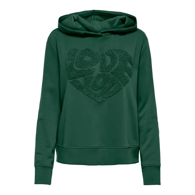 Kids ONLY winder hoodie meisjes - groen - KogLyna - regular fit