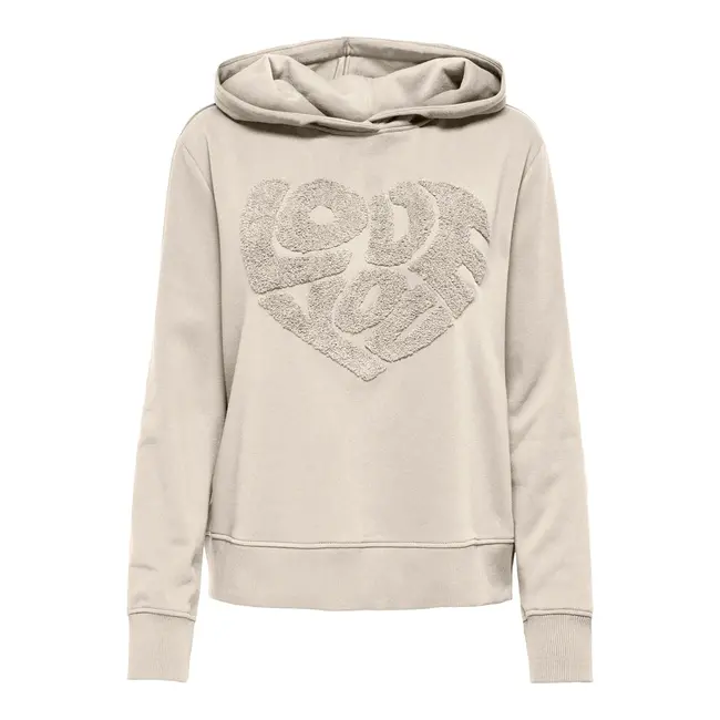 Kids ONLY winder hoodie meisjes - grijs - KogLyna - regular fit