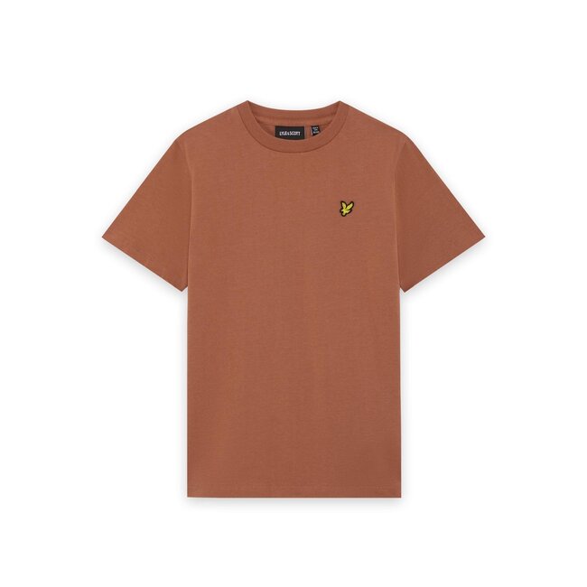Lyle & Scott winter t-shirt jongens - bruin, oranje