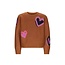 B.Nosy winter sweater meisjes - beige - Khloe - gebreid, jacquard