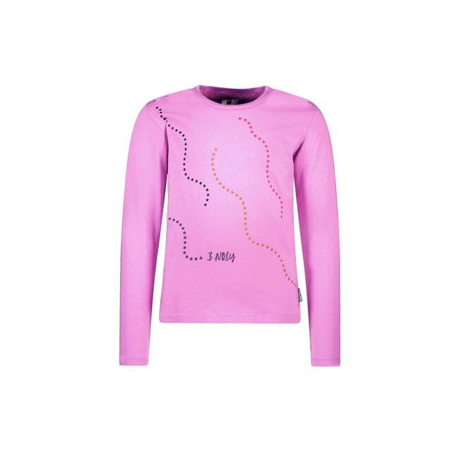 B.Nosy winter t-shirt meisjes - paars - Tiara - longsleeve