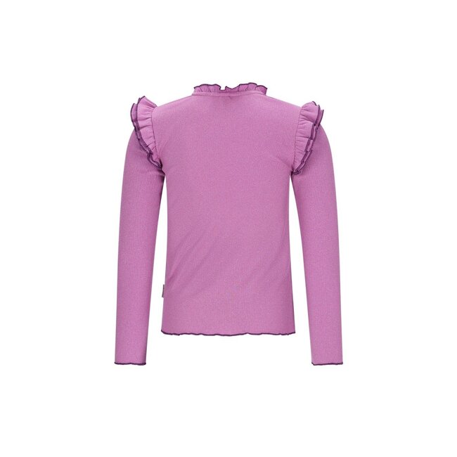 B.Nosy winter top meisjes - paars - Tonya - ruffles