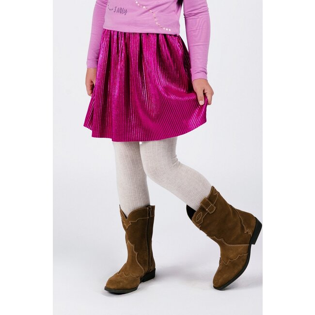 B.Nosy winter rok meisjes - roze - Roza - metallic