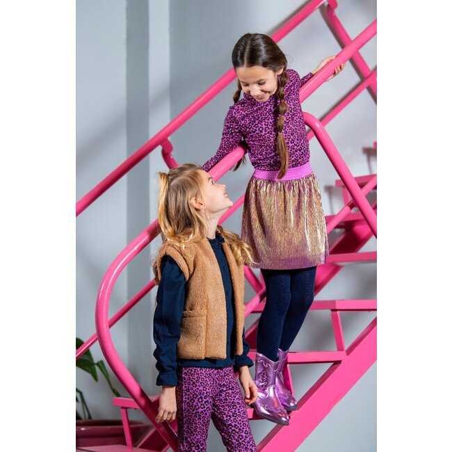 B.Nosy winter rok meisjes - goud - Roza - metallic