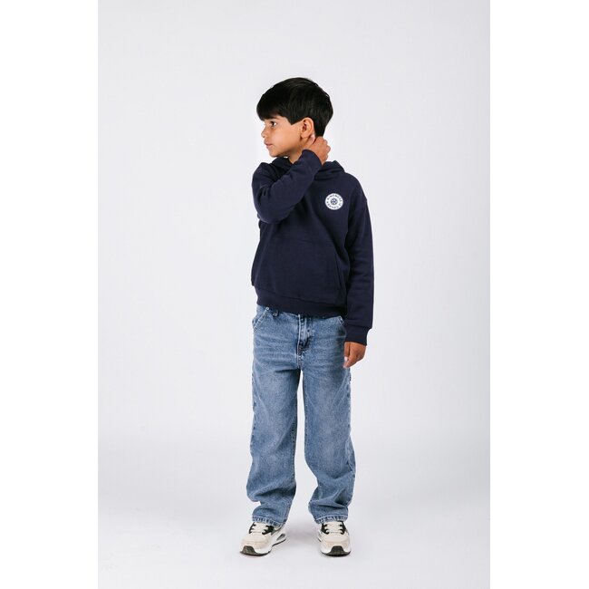 B.Nosy winter hoodie jongens - navy blauw - Sep