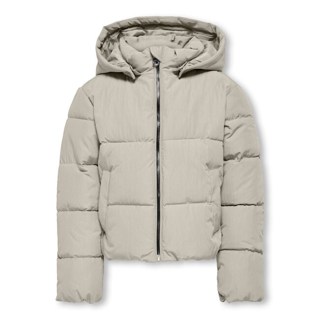 Kids ONLY winter winterjas meisjes - grijs - KogDolly - puffer