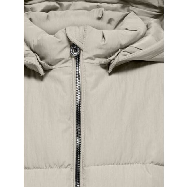 Kids ONLY winter winterjas meisjes - grijs - KogDolly - puffer