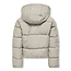 Kids ONLY winter winterjas meisjes - grijs - KogDolly - puffer