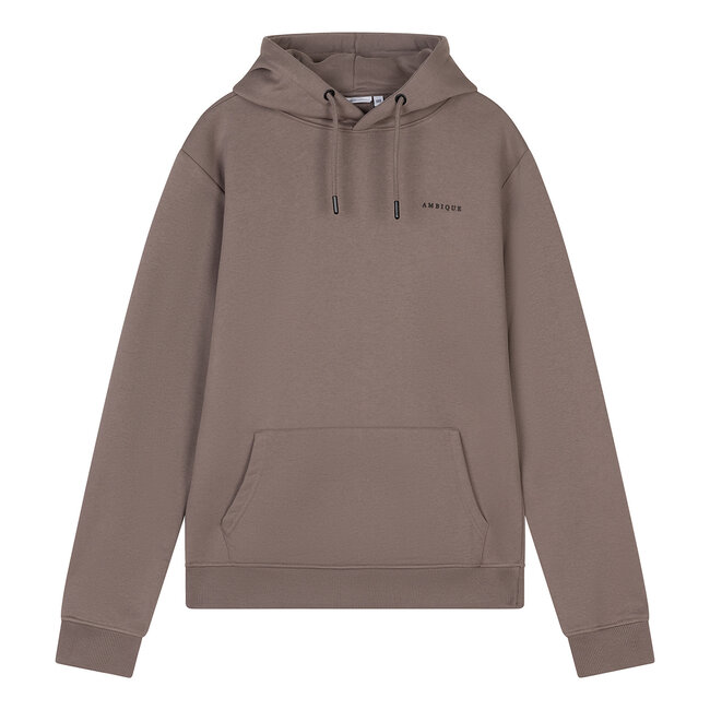 Ambique winter hoodie jongens - Nick - taupe