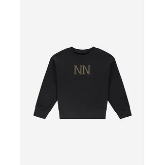 Nik&Nik winter sweater meisjes - zwart - Stud