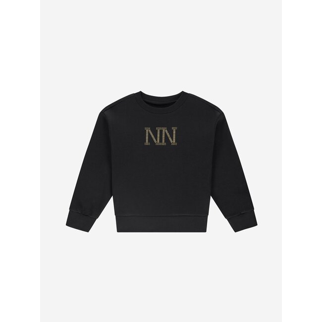 Nik&Nik winter sweater meisjes - zwart - Stud